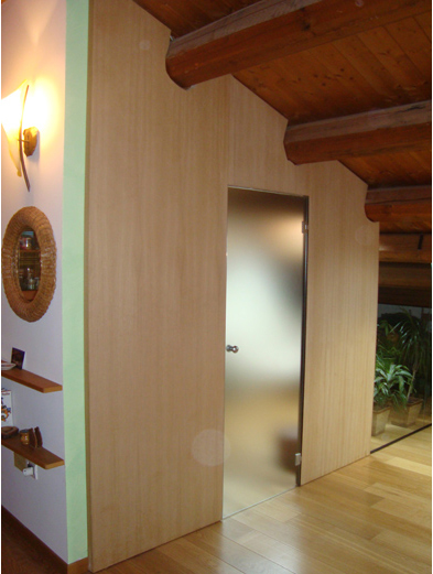 pareti divisorie in legno su misura